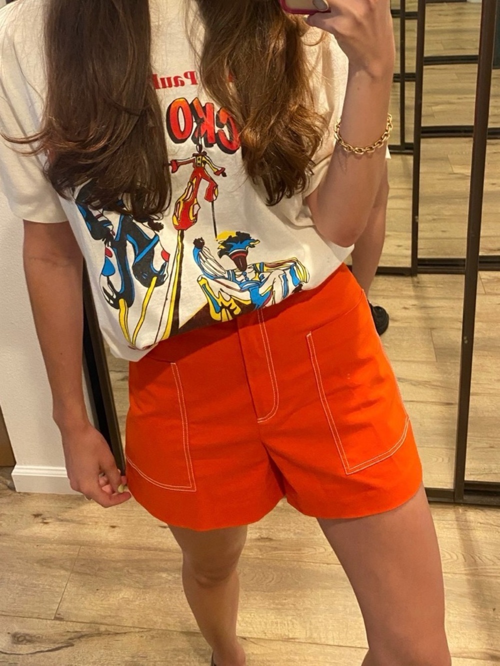 Missoni Orange High-Waist Women’s Shorts